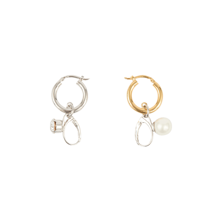 MM6 Maison Margiela☆【完売間近】EARRINGS ピアス / gold MM6 Maison Margiela ナンバーモチーフ ドロップピアス