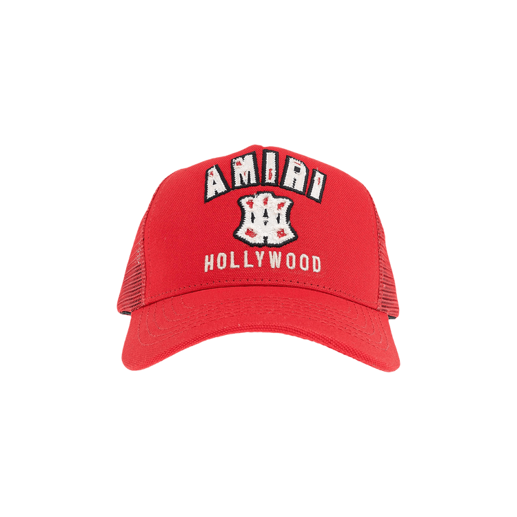 Buy Amiri MA Hollywood Trucker Hat 'Deep Red' - AMHACP1029 DEEP | GOAT