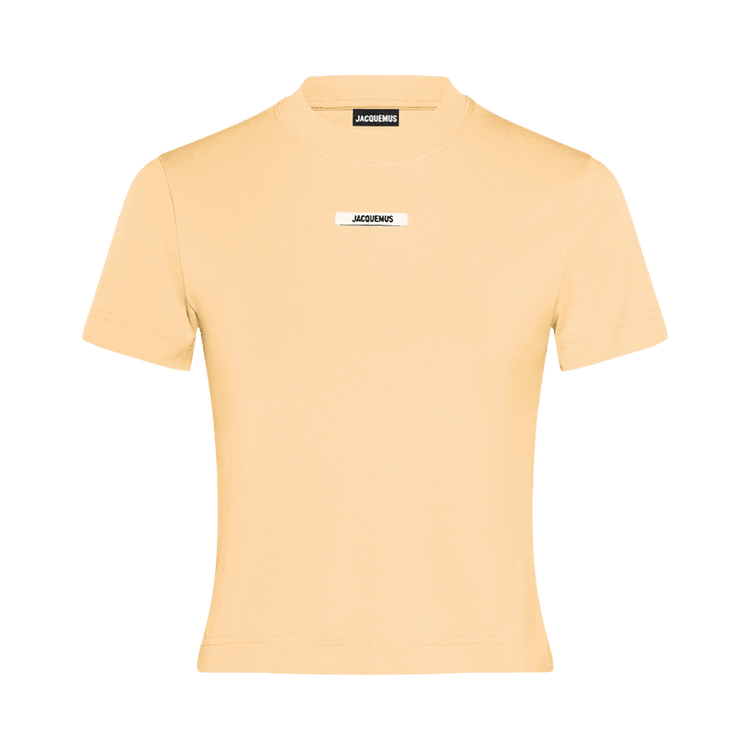 Buy Jacquemus Le T-Shirt Gros Grain 'Light Beige' - 241JS133