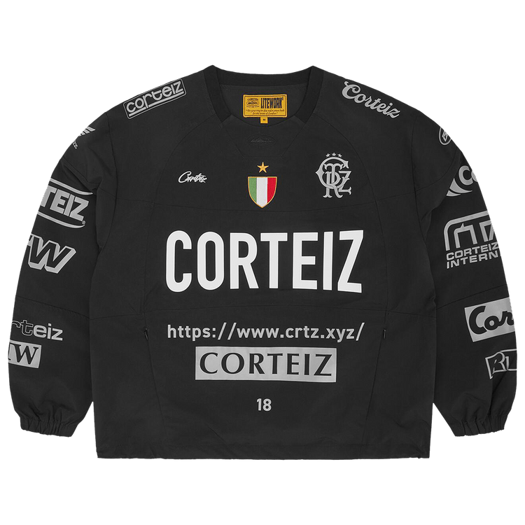 Buy Corteiz Sponsors Training Pullover 'Black' - 07892