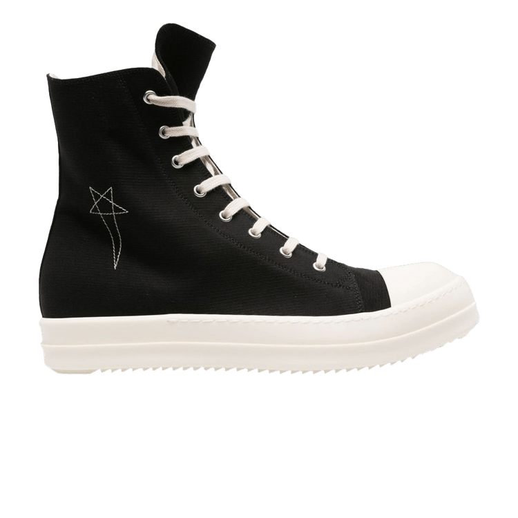 【Rick Owens】Hollywood High★ハリウッド ハイ Rick Owens Hollywood High Calfskin Leather (Black) Mens 45