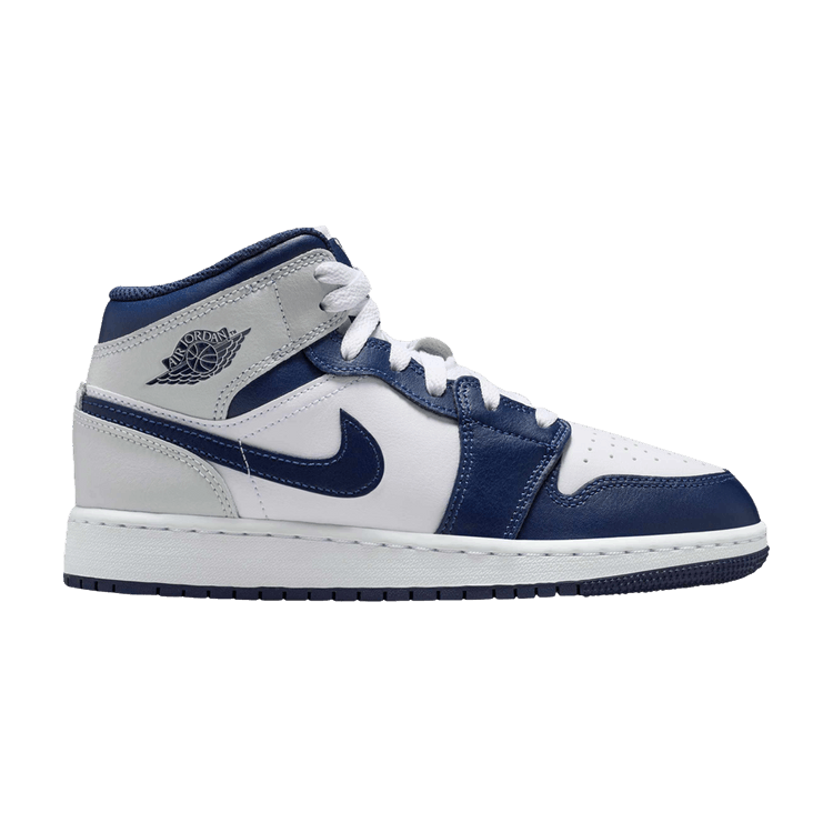 Air Jordan 1 Mid GS "Light Smoke Grey/Obsidian