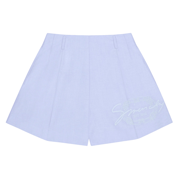 ショートパンツ GIVENCHY Women Shorts  Burmudas BW515GG1ZE 453 Blue Givenchy Mini Shorts in Washed Denim | Saks Fifth Avenue