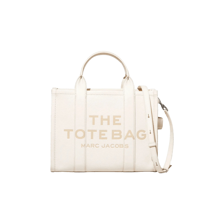 Buy Marc Jacobs Leather Medium Tote Bag 'White' - H004L01PF21 140