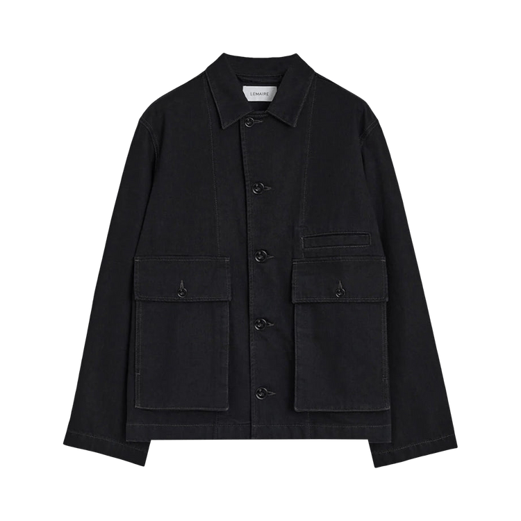 Buy Lemaire Boxy Jacket 'Black' - OW306 LD1031 BK999 | GOAT NL