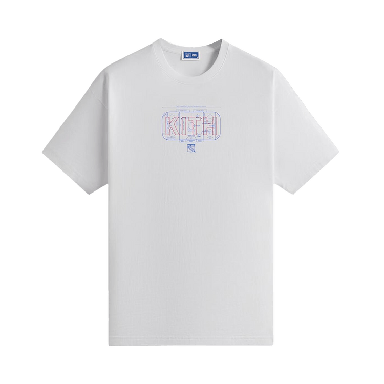Buy Kith x New York Rangers Rink Vintage Tee 'White
