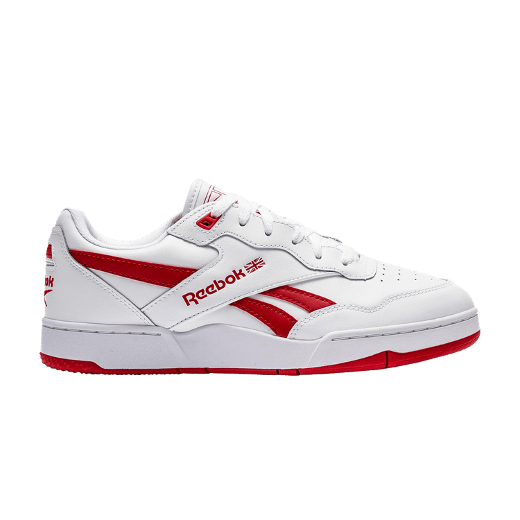 Reebok Unisex BB 4000 II Basketball Shoe White/Red/Vector Blue Size 10 BB 4000 II (White/Pure Grey/Vector Red) – Corporate main image 3