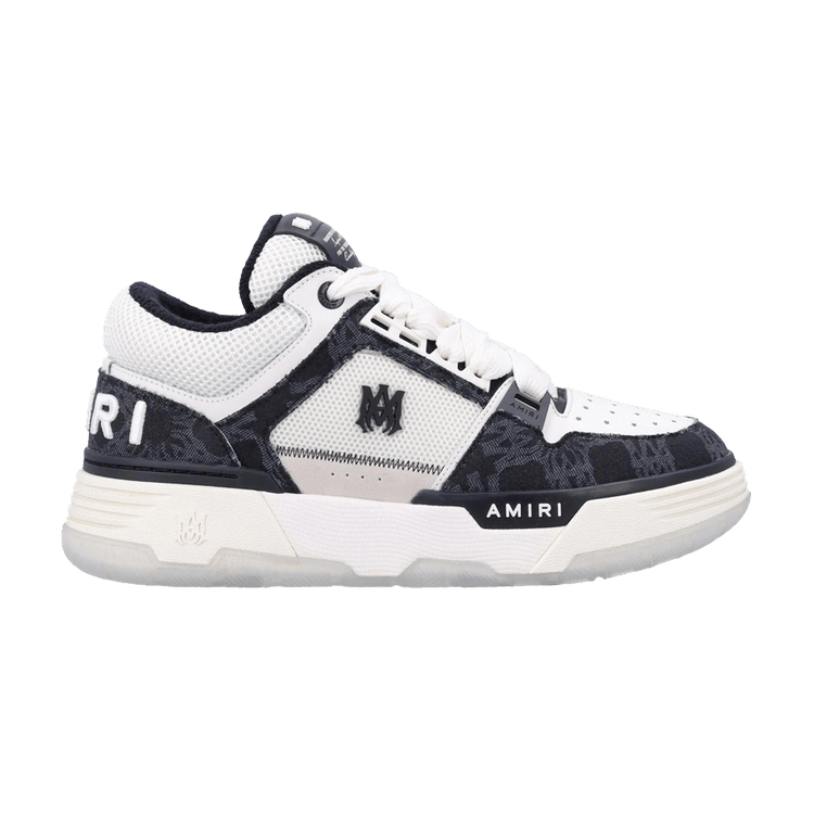 スニーカー AMIRI SNEAKER (AMFOSR1097 WHITE) White MA-1 Leather and Mesh Sneakers | AMIRI - Antonia