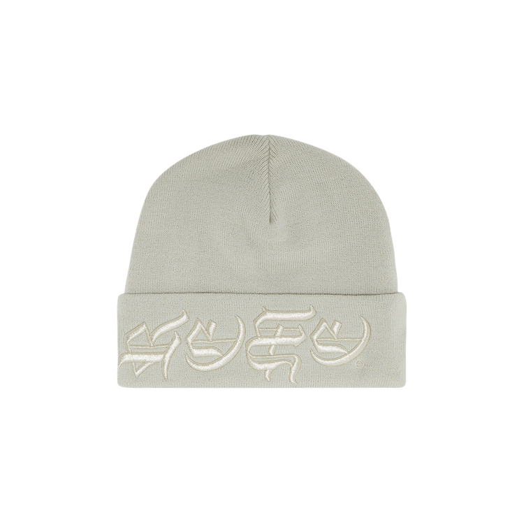 Buy Supreme New Era Blackletter Beanie 'Stone' - SS25BN5