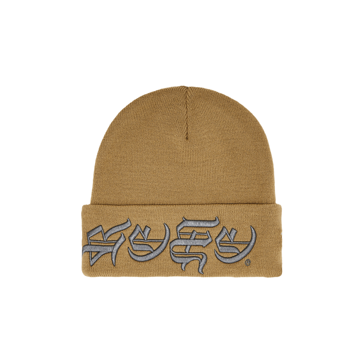 帽子 Supreme New Era Script Beanie Tan Supreme New Era Script Beanie Natural - FW24 - US