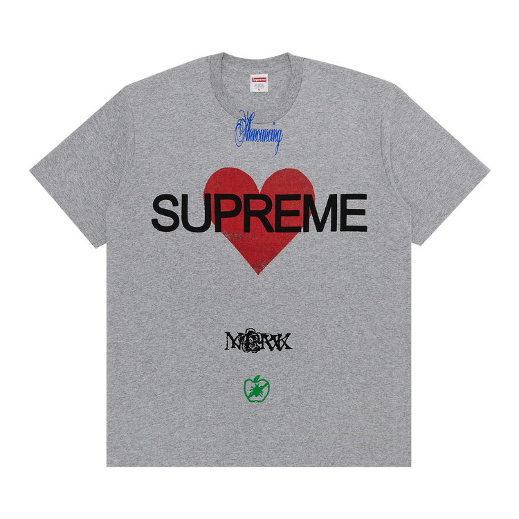 Buy Supreme Announcing Tee 'Heather Grey' - SS25T40 HEATHER GREY