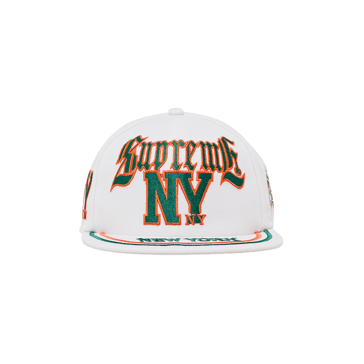 Buy Supreme New York 6-Panel 'White' - SS25H28 WHITE | GOAT