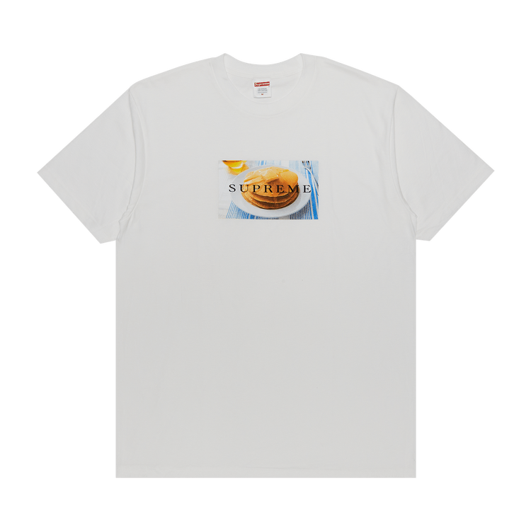Buy Supreme Pancakes Tee 'White' - SS25T46 WHITE | GOAT