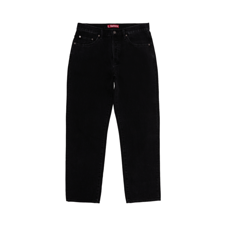 Buy Supreme Regular Jean 'Black' - SS25P31 BLACK | GOAT