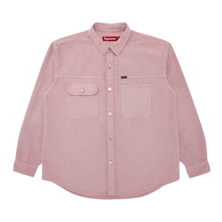 Buy Supreme Washed Corduroy Shirt 'Dusty Pink' - SS25S16 DUSTY