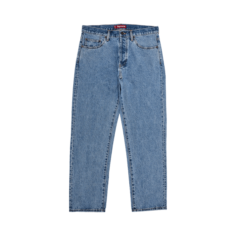 大人気 Supreme Regular Jean 30 washed blue Supreme Regular Jean Washed Blue Men's - FW21 - US