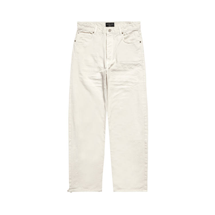 デニム・ジーパン BALENCIAGA Woman Jeans White 786468TJW94 9000 Buy Balenciaga Loose Fit Jeans 'White' - 786468 TJW94 9000