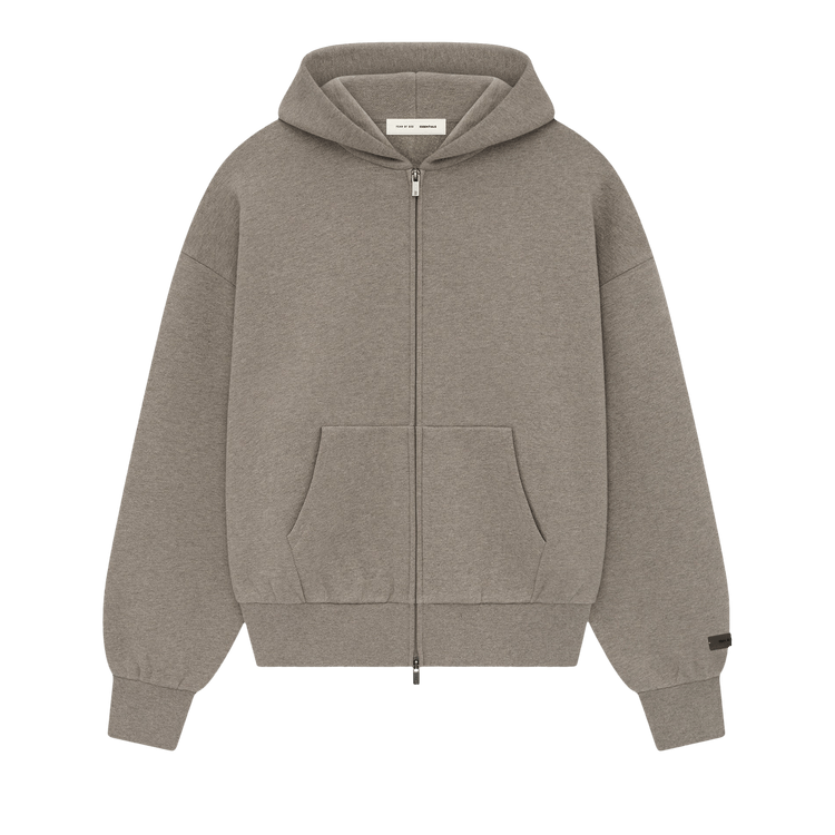 【FEAR OF GOD】ESSENTIALS Classic Full Zip-Up Hoodie / 長袖 Fear of God ESSENTIALS: Black Classic Full Zip-Up Hoodie