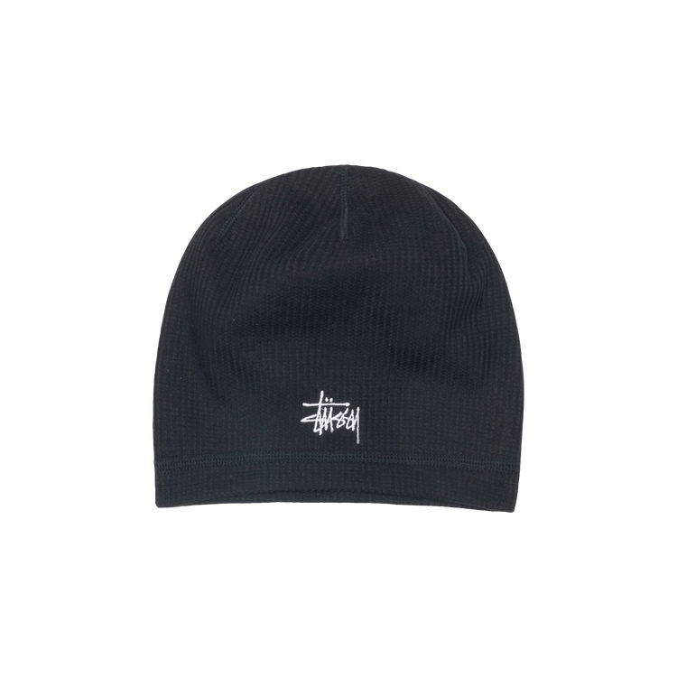 Buy Stussy Skullcap Waffle 'Black' - 1321228 BLAC | GOAT