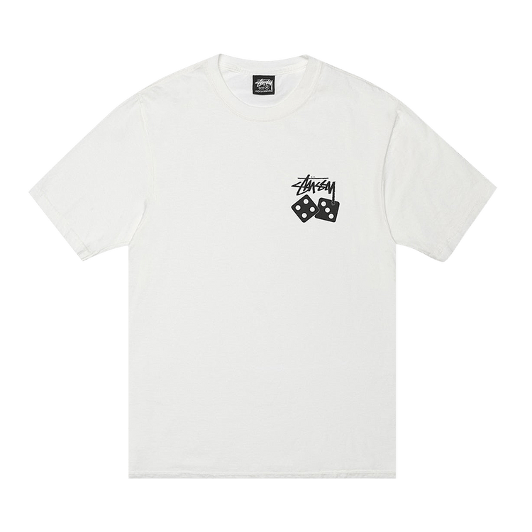 ★Stussy Dice Pigment Dyed T-Shirt Natural★ Dice Tee Pigment Dyed – Yellow | Tees | Stüssy