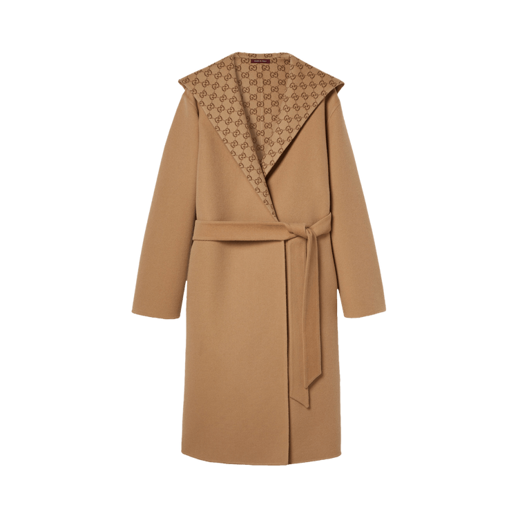 コート GUCCI COAT (793634ZAQW0 2668) Buy Gucci Silk Wool Blend Coat 'Camel/Brown' - 793634 ZAQW0