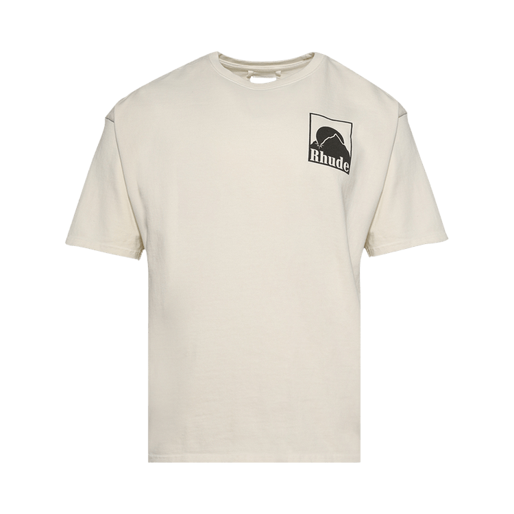Buy Rhude Moonlight Badge Tee 'Vintage White