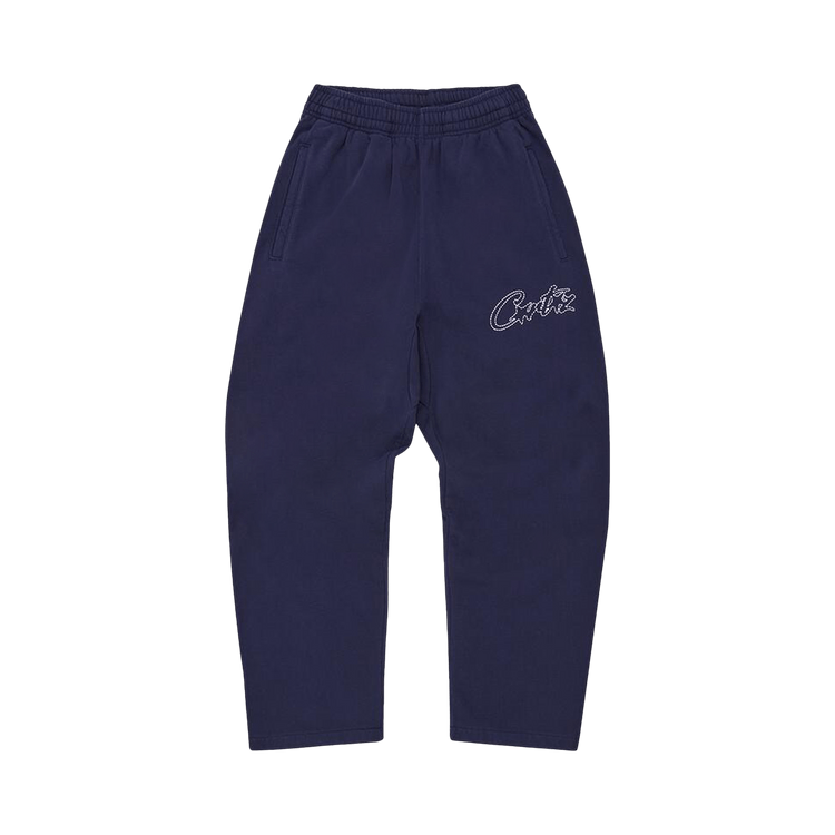 Buy Corteiz Thick Stitch Allstarz Open Hem Pant 'Navy' - 07892