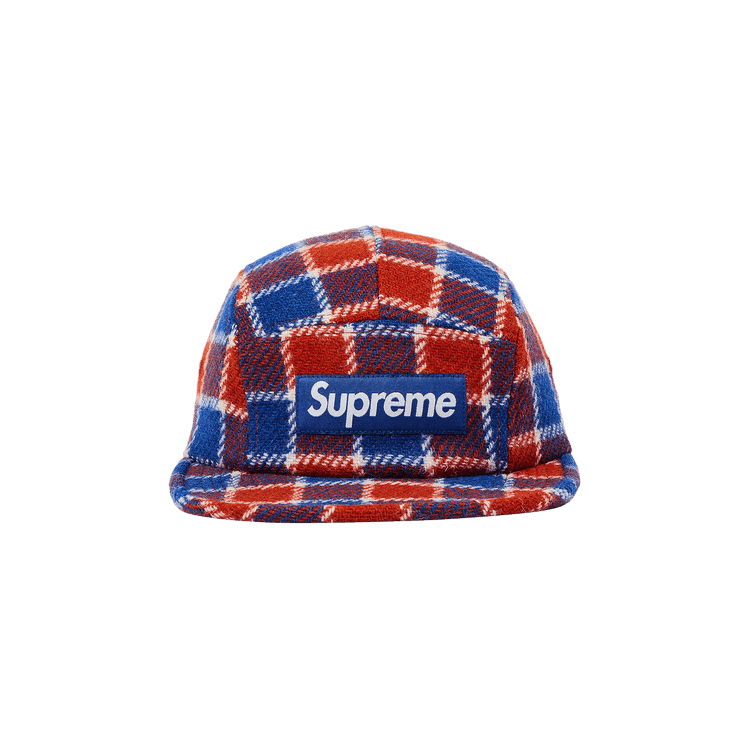 Buy Supreme Harris Tweed Camp Cap 'Red Plaid' - SS25H39 RED