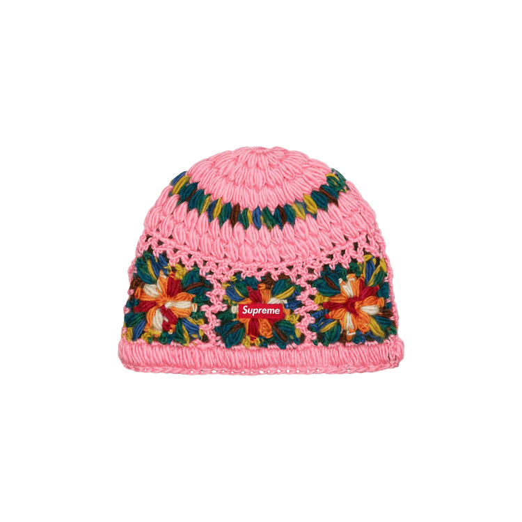 新入荷 Buy Supreme Crochet Beanie 'Pink' - SS25BN12 PINK | GOAT 帽子