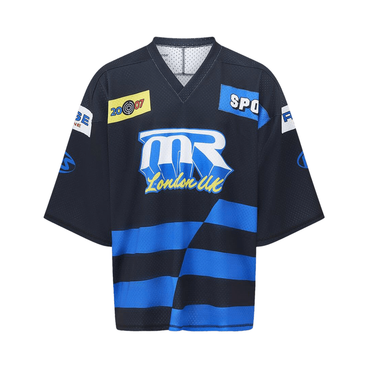 Buy Martine Rose Oversized Football Top 'Black' - 129JT10001 BLAC