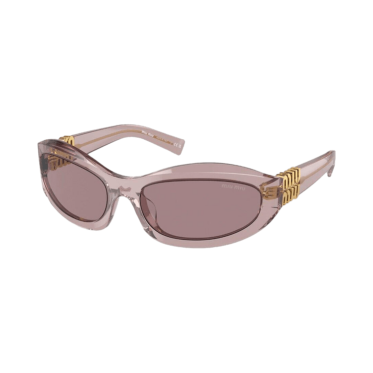 Buy Miu Miu Oval Sunglasses 'Brown' - MU14ZSF 12W20I | GOAT
