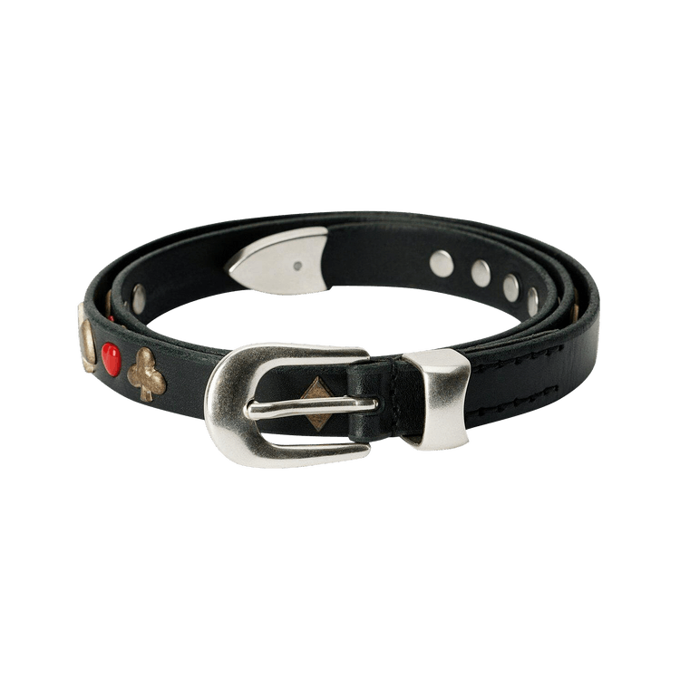 小物 our legacy24ss 2 CM CARD DECK BELT Our Legacy - 2 cm Card Deck Belt Tasty Pink Leather