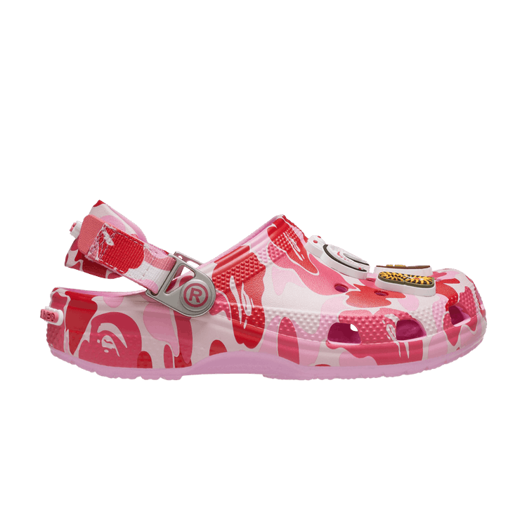 Buy BAPE x Classic Clog Kids 'ABC Camo - Pink' - 210285 6I2