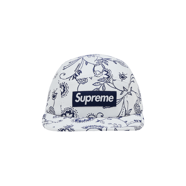 Buy Supreme Floral Jacquard Camp Cap 'White' - SS25H36 WHITE
