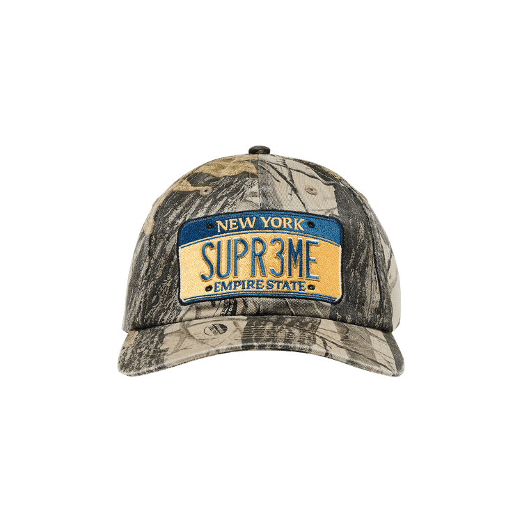 Supreme License Plate 6-Panel Cap Realtree® Hardwoods Camo