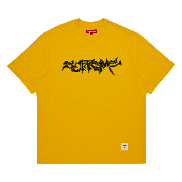 Buy Supreme Mental Short-Sleeve Top 'Yellow' - SS25KN49