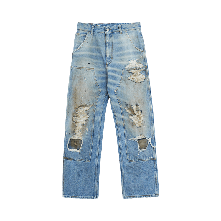 デニム・ジーパン MM6 Maison Margiela PANTS 5 POCKETS (S62LB0183 M30018 964) MM6 Maison Margiela PANTS 5 POCKETS (S62LB0183 M30018 964