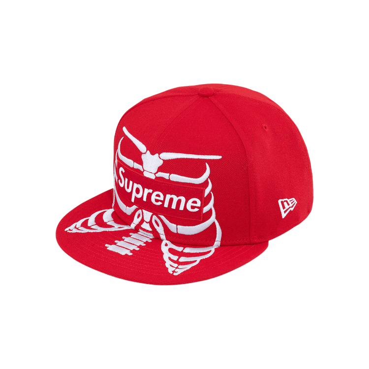 Supreme Bones Box Logo New Era 59Fifty Cap Red - SS25 - US
