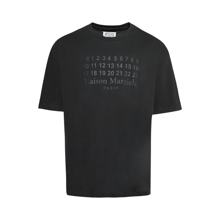 Buy Maison Margiela Numerical Logo T-shirt 'Washed Black Buy Maison Margiela Numerical Logo T-shirt 'Washed Black