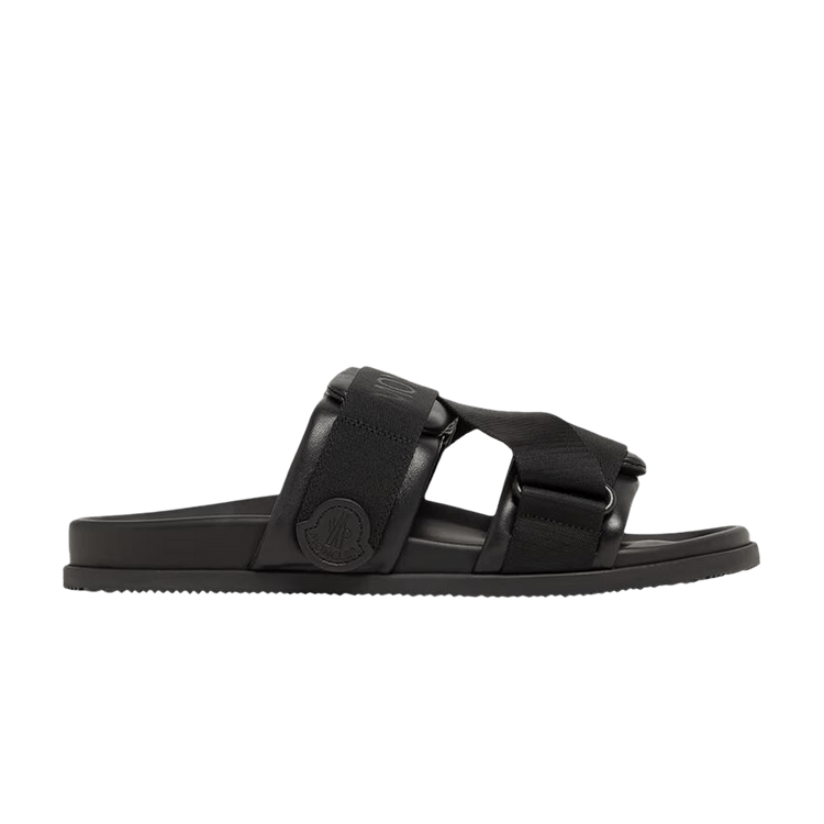 サンダル・ミュール MONCLER Women Sandals 4L00040 M5027 999 Black Buy Moncler Wmns Mon Summer Slider 'Black' - 4L000 40 M5027