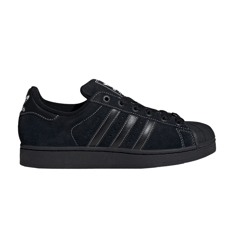 adidas Originals Superstar II Sneaker Men Black Size 41 1/3