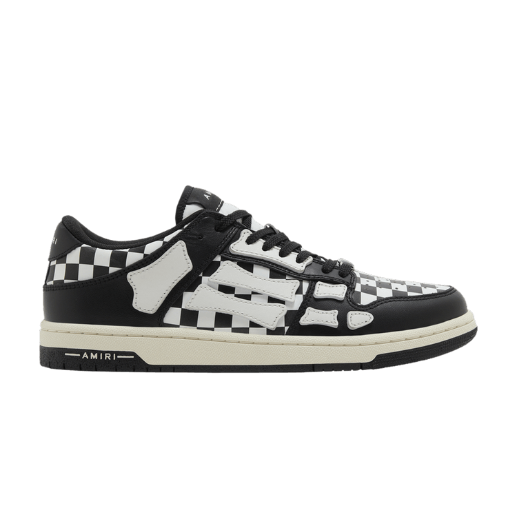 Buy Amiri Wmns Skel Top Low 'Checkered - Black White' - AWFOSR1021