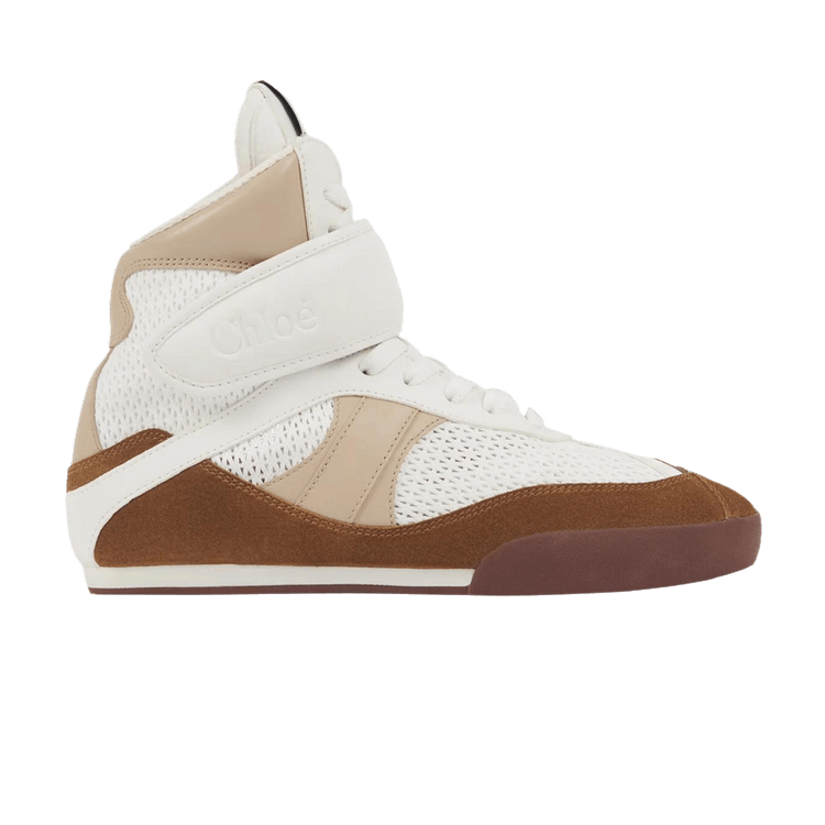 Buy Chloé Wmns Kick High Sneaker 'Natural Brown Buy Chloé Wmns Kick High Sneaker 'Natural Brown