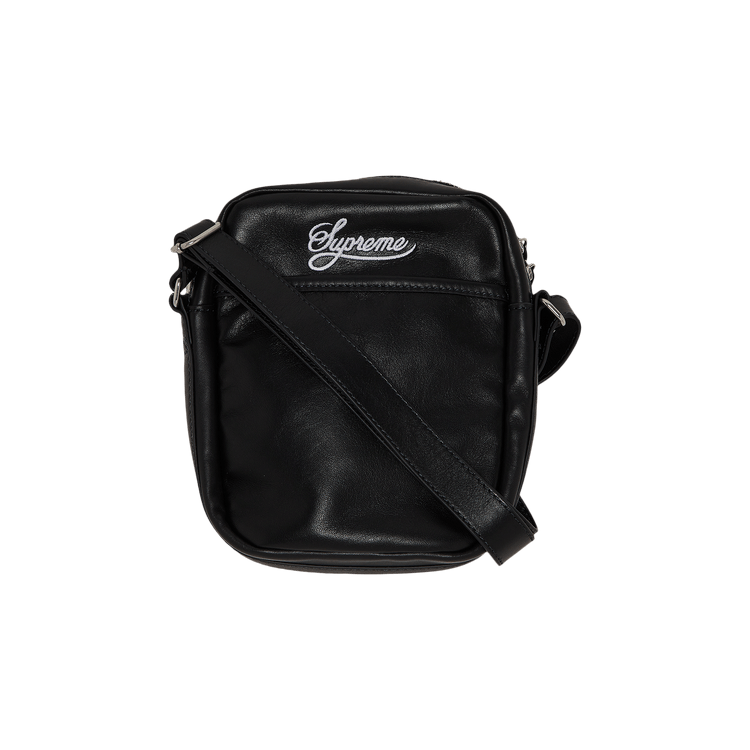 Buy Supreme x Nike Leather Shoulder Bag 'Black' - SS25B1 BLACK | GOAT