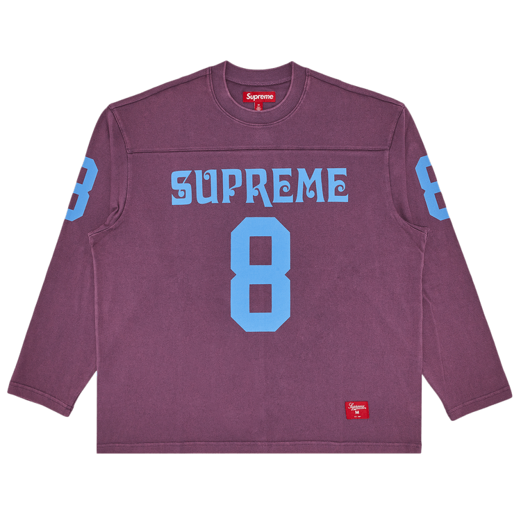 シャツ supreme football Jersey purple Supreme Mitchell & Ness Football Jersey (FW22) - $138