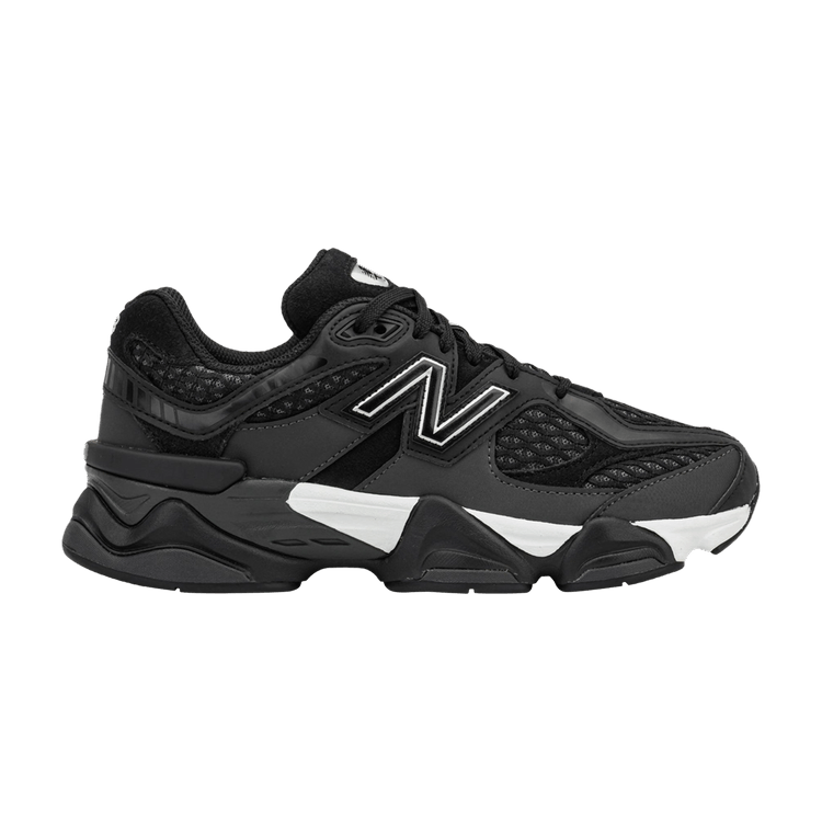 New Balance 9060 Shoe Palace Black Silver (GS)