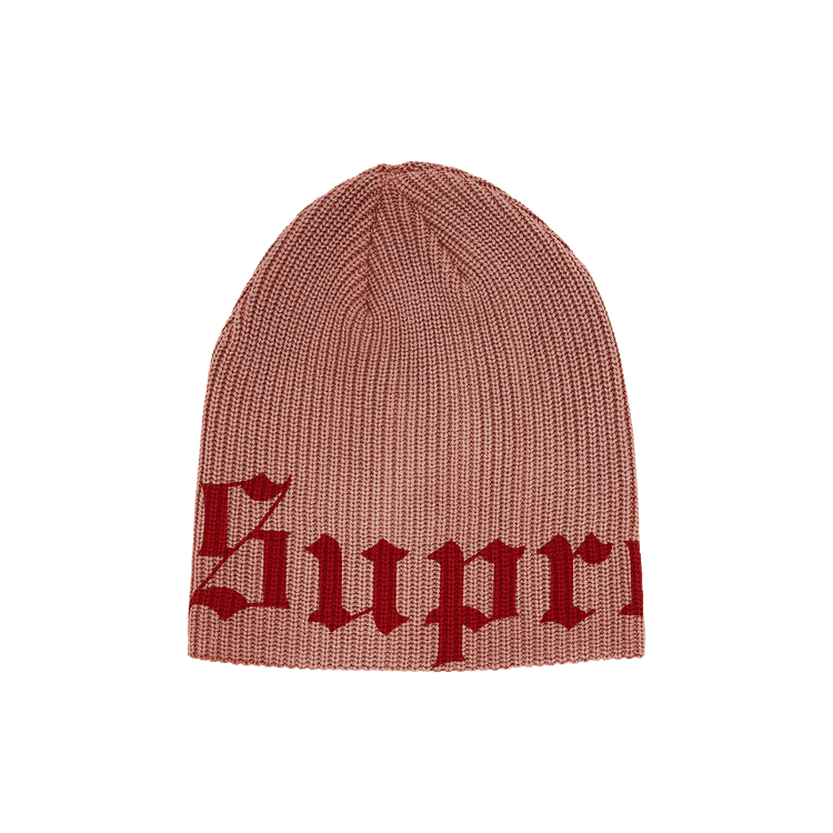 帽子 Supreme Old English Printed Beanie Red Supreme Old English Rhinestone Beanie (SS21) - $78