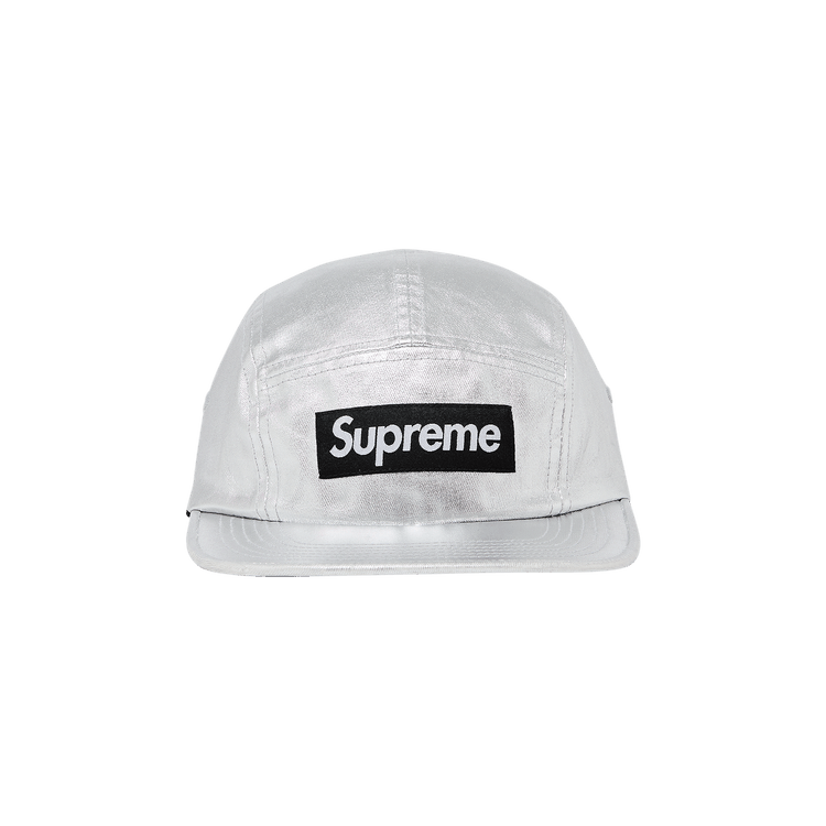 Buy Supreme Washed Chino Twill Camp Cap 'Silver' - SS25H40 SILVER