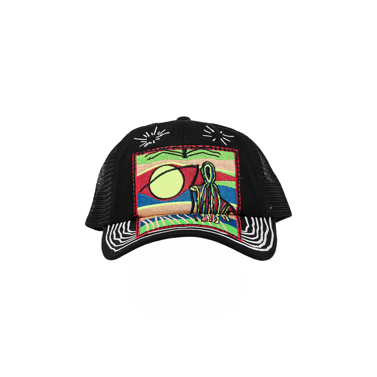 Buy Supreme Reaper Mesh Back 6-Panel 'Black' - SS25H54 BLACK | GOAT IT