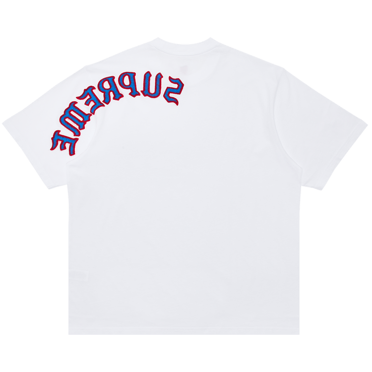 Buy Supreme Brushed Arc Short-Sleeve Top 'White' - SS25KN25